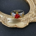thumbnail image 4 of Anillo De Rosa 3D Anillo Con Incrustaciones De Diamantes Anillo De Dos Tonos Anillo De Flor De Rosa Para Mujer Anillo De Compromiso Joyería De Fiesta De Compromiso De Boda Cateissary AP006877-02, 4 of 6