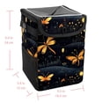 thumbnail image 5 of Fireflies Foldable Car Trash Can with Lid - Leak-proof Hanging Storage Bag for Car Trash Bin, Car Garbage Can, 5 of 6