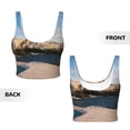 thumbnail image 6 of Uemuo Lighthouse Pattern Women's Sports Bra - High Impact Support, Breathable, and Comfortable Athletic Bra for Running, Yoga, and Workouts, 6 of 9