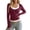 1-Red, variant on Women's 2 in 1 Long Sleeve T Shirts Y2k Halter Neck Slim Fitted Going out Tops 2026 Fall Lightweight Soft Comfort Stylish Color Block Tight Tshirt for Daily Wear 1-Red XXL