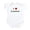 Cloud White, variant on CafePress - I Love London Infant Bodysuit - Baby Light Bodysuit, Size Newborn - 24 Months