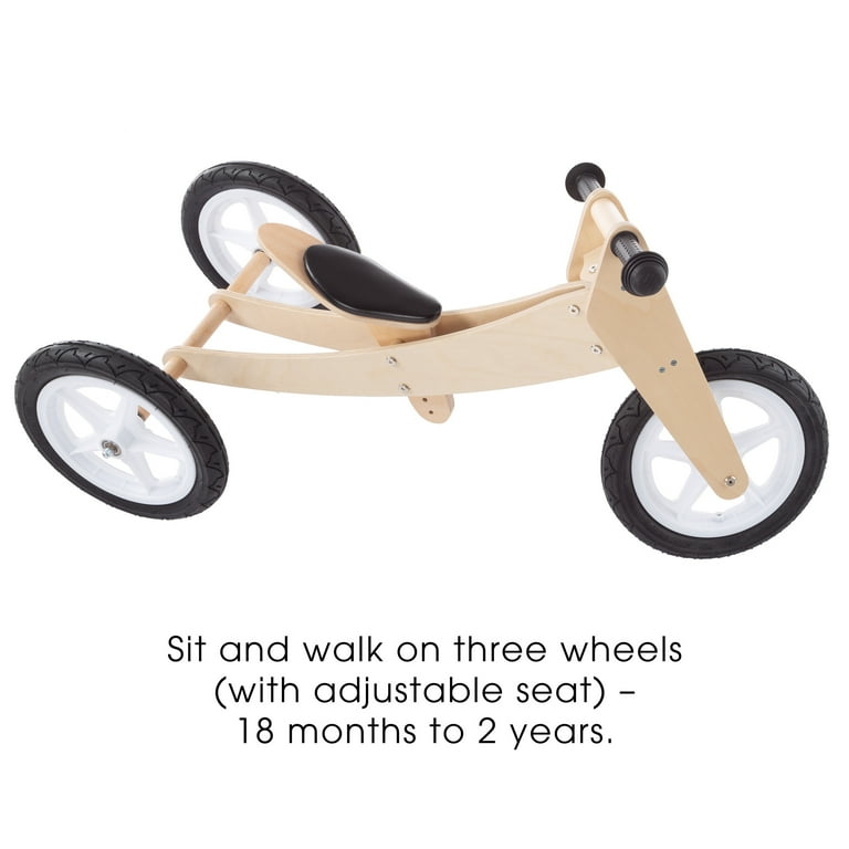 Free Shipping 3 in 1 Balance Bike Multistage Wooden Walking Beginner Tricycle by Lil Rider Walmart Walmart