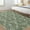 Green, variant on GlowSol 9' x 12' Large Vintage Medallion Area Rugs Washable Floral Rug Soft Low Pile Non-Slip Area Rugs for Living Room Bedroom, Gray Beige