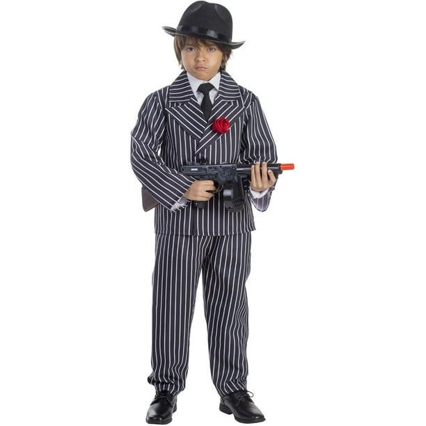 Disfraz Dress Up America Gangster para niños Mafia de los años 20