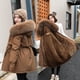 thumbnail image 3 of Chaqueta de algodón para mujer, chaqueta de algodón de plumón grueso y cálido de moda para mujer, chaqueta de algodón de longitud media a larga para mujer, ropa de abrigo para mujer, 3 of 6