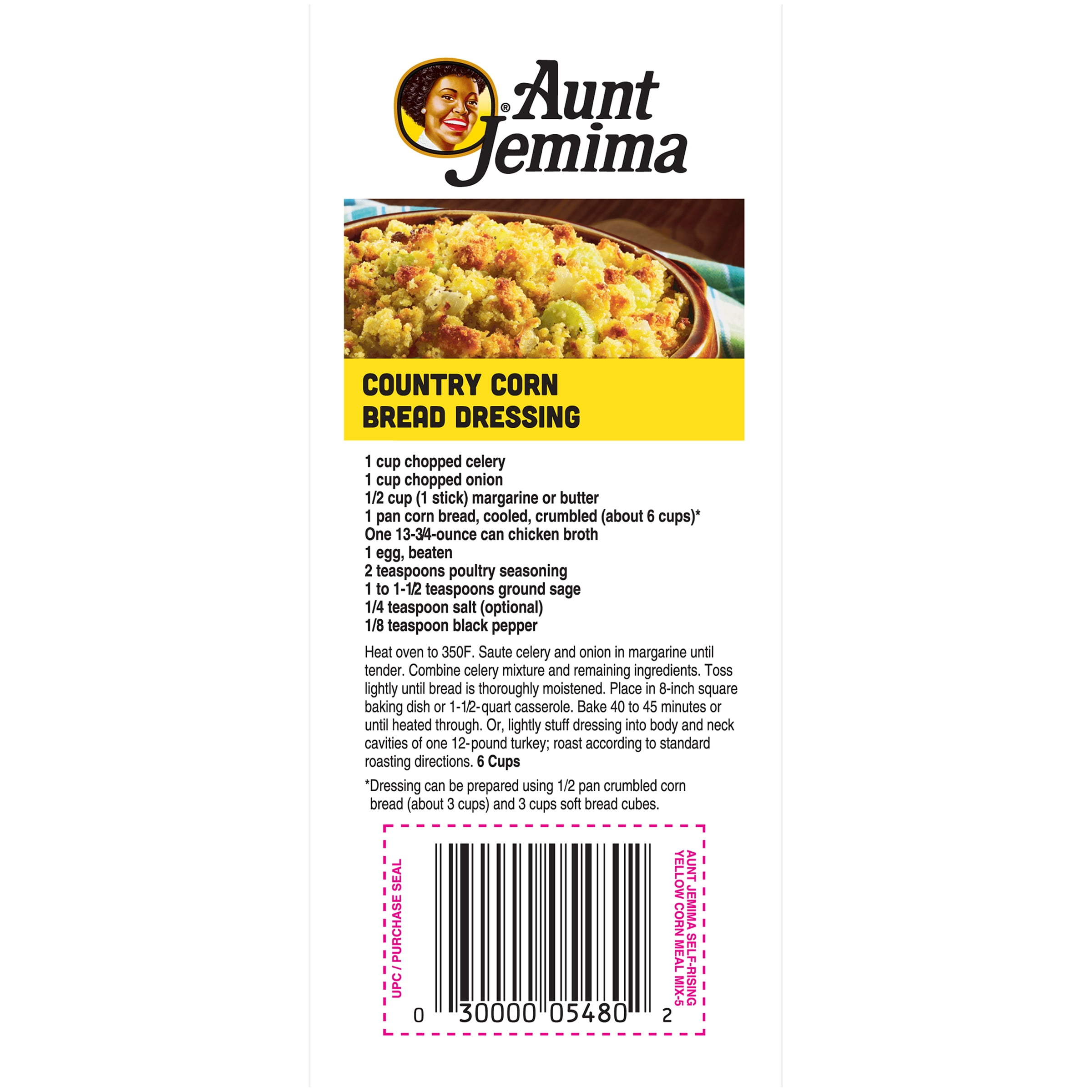 Aunt Jemima Self Rising Cornmeal Cornbread Recipe | Besto Blog