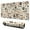 Paw Prints-1, variant on Long Mouse Pads for Desk,Paw Prints and Bones Desk Mats on Top Of Desks, Desk Mouse Pad Extra Large with 3mm Non-Slip Base and Stitched Edge for Gaming,Office,Work,Home 31.5"x11.8"