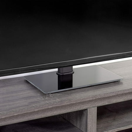 tv stand inch universal flat cable management vesa led mount walmart tabletop vivo tempered lcd screens base glass