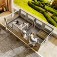 thumbnail image 6 of BingoPaw Extra Large Dog Wooden Whelping Box Playpen Giving Birth Kennel with Waterproof Fertility Pad, Clear Two Fence Rooms, 6 of 13