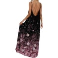 thumbnail image 6 of PNTUTB Women's Summer Fashion Printed Sleeveless Backless Casual Loose Comfortable Spaghetti Strap Maxi Dress, 6 of 6