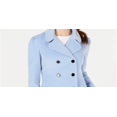 thumbnail image 3 of Maison Jules Women's Double Breasted Pea Coat Blue Size Small, 3 of 3