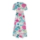 thumbnail image 4 of Puntoco Vestido Midi De Moda Para Mujer, Estampado Floral, En Capas, Doble Bolsillo, Manga Corta, Cuello Redondo, Vestido Colorido Xxl,Regalos Para Mujer Joven, 4 of 5