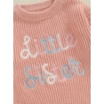 thumbnail image 6 of Suealasg Newborn Baby Girl Knit Sweater Round Neck Long Sleeve Colorful Letter Embroidery Knitwear Pullover Sweatshirt 3 6 9 12 18 Months Infant Fall Winter Clothes, 6 of 7