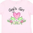 thumbnail image 4 of Inktastic Gigi's Girl Heart Flowers Girls Toddler T-Shirt, 4 of 5
