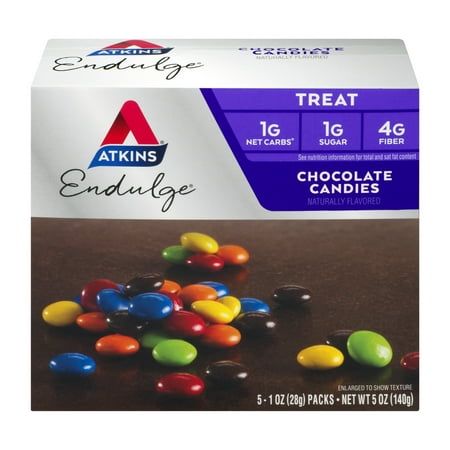 Atkins Endulge Chocolate Candies, 1 Oz, 5 Ct