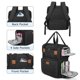 thumbnail image 3 of Organizador de esmalte de uñas, almacenamiento de esmalte de uñas con capacidad para 84 botellas, organizadores de uñas y estuche de viaje con bolsa de almacenamiento, color negro, 3 of 5