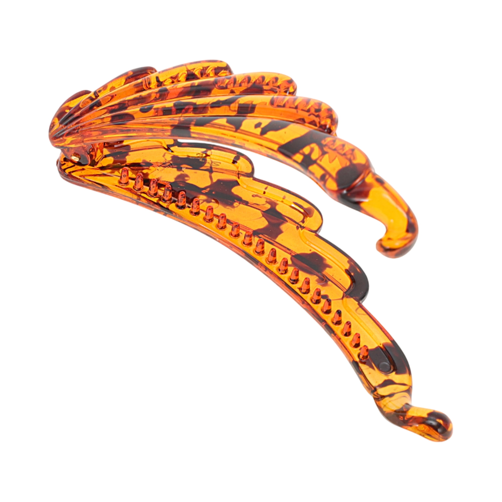 NOMADIC NOOK Elegant Wavy Edge Hair Clips Hairdo Clip Multicolor 5 Pcs