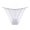 White, variant on Scalloped Floral Lace Low Rise Briefs for Women, Breathable Half Coverage Hipster Panties,White