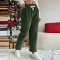 thumbnail image 3 of Womens Plaid Fluffy Pajama Pants Fuzzy Fleece Cozy Lounge Pants Plus Size Flannel With Pockets Winter Warm Pj Bottoms, 3 of 8