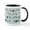 White/Black Inside, variant on CafePress - Winter Pugs Mug - 11 oz Ceramic Mug - Novelty Coffee Tea Cup