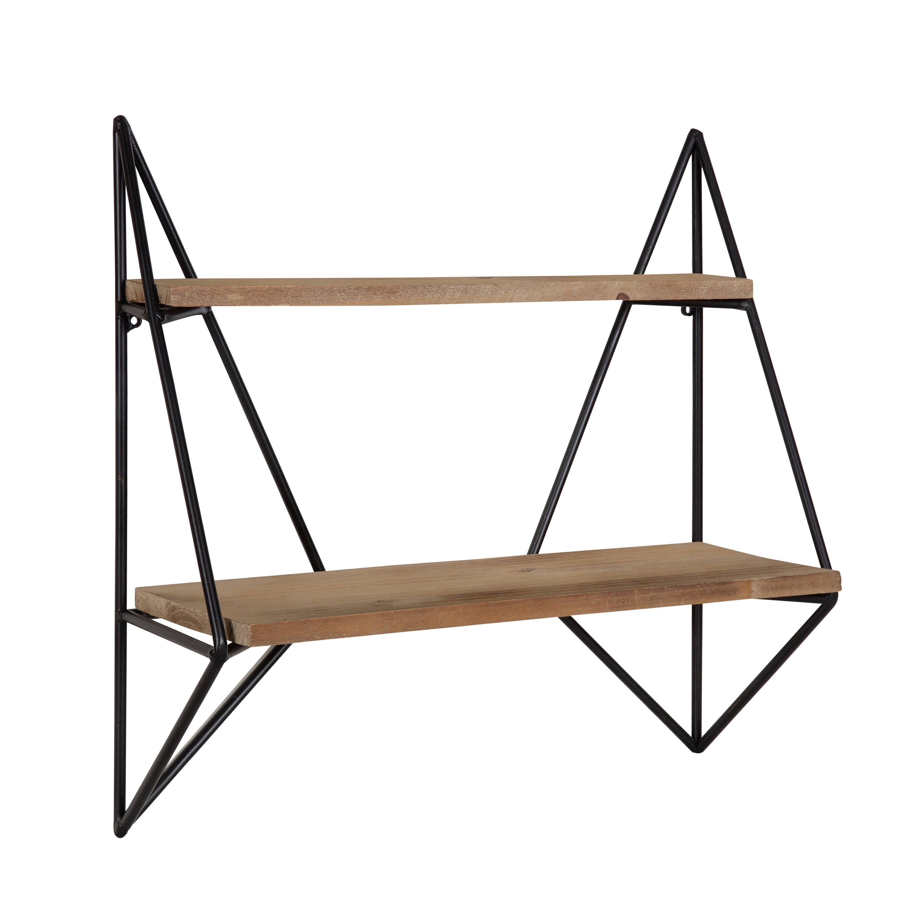 Kate And Laurel Wood Floating Shelf, 19.5 In x 7 In, Rustic Brown