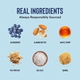 thumbnail image 5 of Vegan Protein Bars, Gluten Free Snack Made with Pea Protein, Organic Vanilla, Blueberries and Other Premium Ingredients, Healthy Snacks, Maple Blueberry, 10g of Protein, 12 Pack, 5 of 5