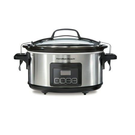 

Stay or Go Programmable Slow Cooker 6 Quart Stainless Steel 33561
