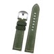 thumbnail image 2 of Correa de reloj de cuero PU de liberación rápida, ligera, transpirable, práctica para hombres Verde, 2 of 8