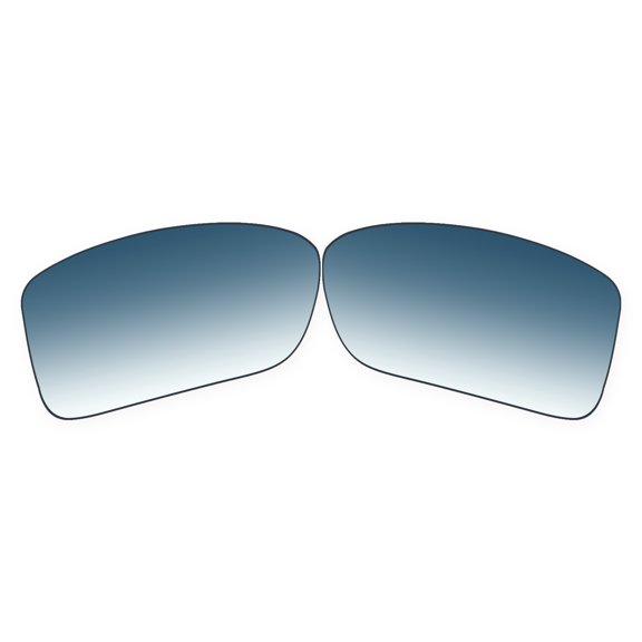 Vonxyz Blue Gradient Polarized Lenses Replacement for Oakley Double Edge OO9380 Sunglass