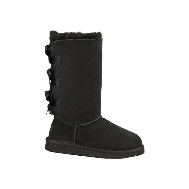 Ugg Ugg Kids Bailey Bow Tall Boots Black Walmart Com Walmart Com
