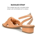 thumbnail image 2 of Journee Collection Womens Edythe Two Tone Low Block Heel Sandals, 2 of 6