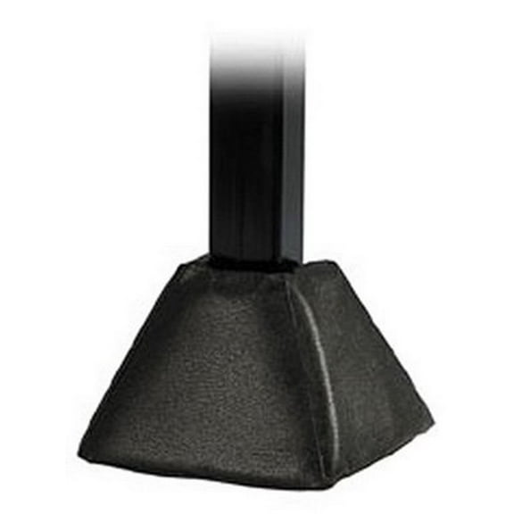 First Team FT74 Foam-Vinyl Gusset Pad for 4 & 5 in. Crank Adjust Base Only, Black