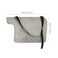 thumbnail image 2 of Replacement Blower Vacuum Bag With Zipper And Shoulder Strap For Garden Yard Leaf Collection And Debris Cleanup Compatible, 2 of 4