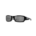 thumbnail image 2 of Oakley Fives Squared Sunglasses, Sport Polarized Eyeglasses, Size 54, Polished Black/Black Iridium Polarized, 2 of 10