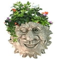 thumbnail image 4 of Homestyles Mr. Sun Shine Muggly Face Tree & Patio Wall Garden Statue Planter, 4 of 5