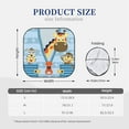 thumbnail image 3 of Fotbe Giraffe Come Out From Zipper 2-Piece Car Windshield Sun Shade | Sun Blocker for Car Windshield | Foldable Automotive Interior Accessories for Sun Protection-Small, 3 of 7