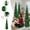 6#, variant on CaiYueKe Foldable Sparkling Christmas Tree with LED Lights, Sequin Decorations for Home Party Wedding, Reusable Holiday Festival Atmosphere Decoration