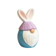 thumbnail image 2 of AURIGATE Easter Bunny Gnome Figurine,Egg-Shaped Rabbit Tomte Ornament for Spring Home Tabletop Easter Holiday Decor, 2 of 6