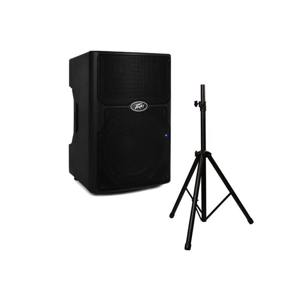 Peavey PVXp 10 10" Bluetooth Powered Loudspeaker   Speaker StandPeavey PVXp 10 10" Bluetooth Powered Loudspeaker   Speaker Stand