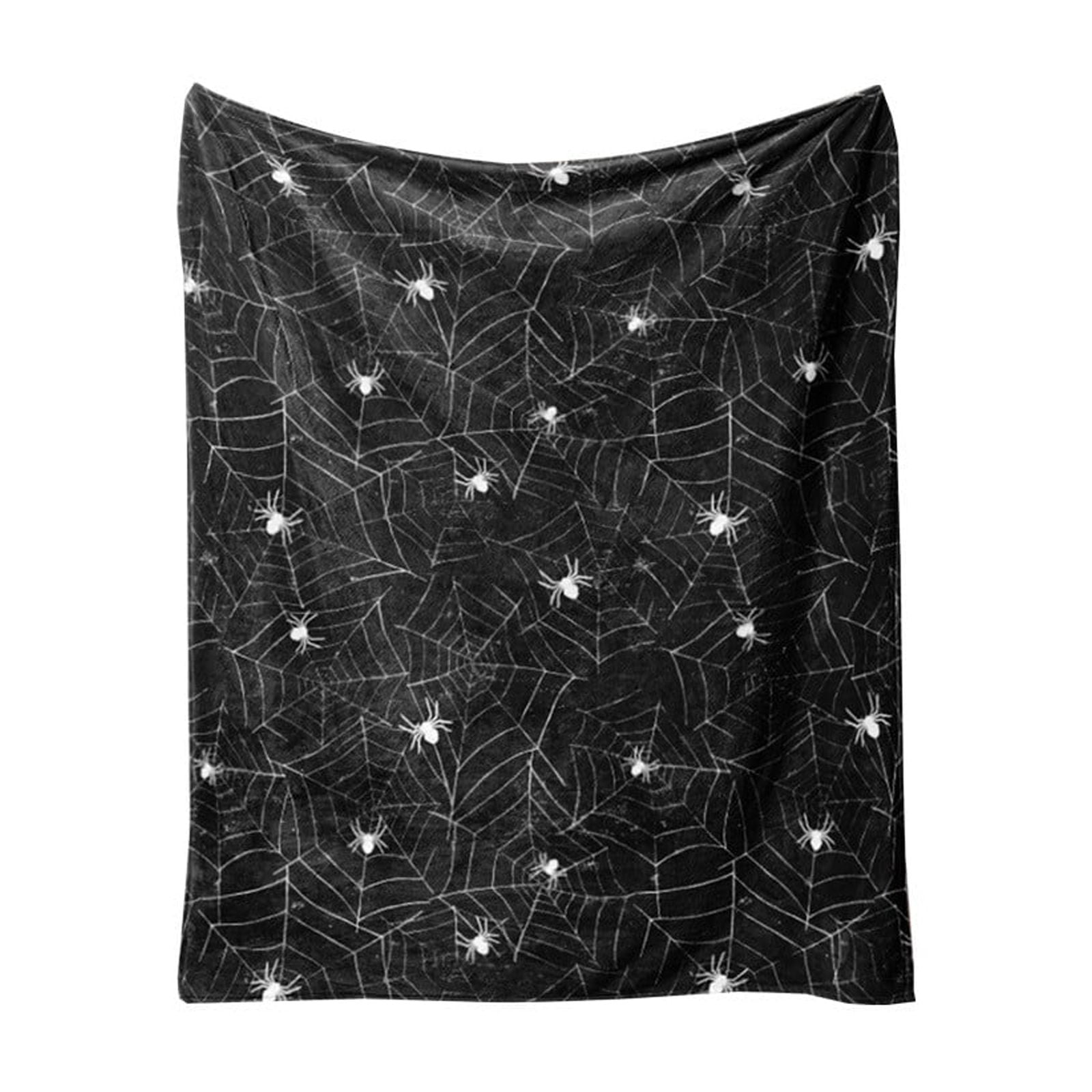 Tupukom Halloween Throw Blanket Throw Blanket for Couch Cozy Flannel White Halloween Decoration for Party Sofa Bed Living Room