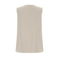 thumbnail image 3 of DuoJiaJ Women's Linen Tank Top Casual V Neck Solid Color Sleeveless Summer Basic Camisole Women’s Athletic Tank Tops, 3 of 5