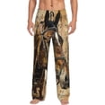 thumbnail image 1 of Fotbe Musical Horse Vintage Collage Pantalones de Pijama para Hombre, Pantalones de Dormir, Pantalones de Casa con Cintura Ajustable y Bolsillos-Medium, 1 of 6