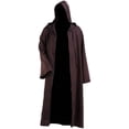 thumbnail image 1 of GOLDSTITCH Traje con capucha para hombre, capa de caballero, disfraz de Cosplay, 1 of 4