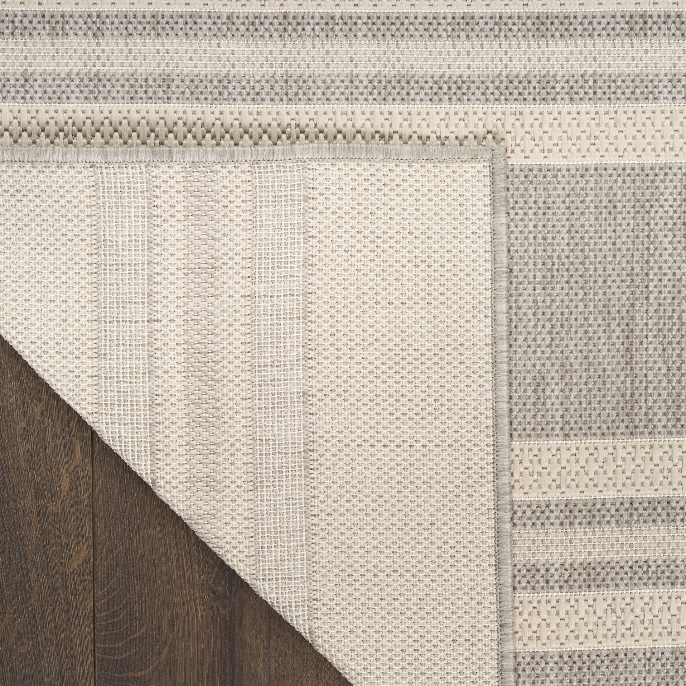 Nourison Horizon Indoor/Outdoor 8' x 10' Grey Modern Rug