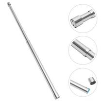 WHAMVOX Adjustable Metal Closet Rod for Hanging Clothes 1 Set