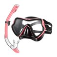 thumbnail image 2 of sunsanly Snorkeling Gear Set Men Women Adults Anti-Fog Panoramic View Swim Goggles Dry Top Snorkel Swimming Scuba Diving Equipment, 2 of 8
