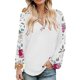 thumbnail image 3 of Blusa informal para mujer, blusa con estampado de empalme, blusa tipo jersey de manga larga para mujer, blusa informal de manga larga para mujer, la mejor en su clase, 3 of 6