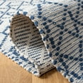 thumbnail image 5 of SAFAVIEH Montauk Lars Geometric Cotton Area Rug, Navy/Beige, 5' x 8', 5 of 8