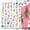 Style B, variant on 1pcs cute hello kitty kulomi 3d cartoon nail art sticker nail slider new sanrio anime stickers for nail nail art decoration