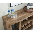 thumbnail image 2 of Gramercy Way Reclained Barnwood Bar Cabinet with Two Wire Mesh Curved Doors, 2 of 10